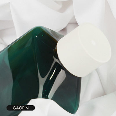 लक्जरी शैम्पू और कंडीशनर बोतल पारदर्शी पीईटी शावर जेल पैकेजिंग 400 मिलीलीटर पीसीआर टोनर कंटेनर