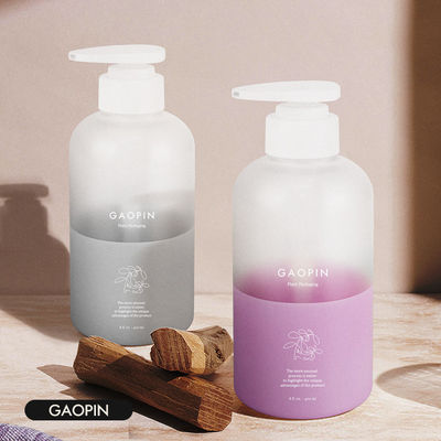 400ml Pet Plastik Şişe Özel Cilt Bakımı Ambalajı Vücut Yıkama Losyonu Pompa Şişesi