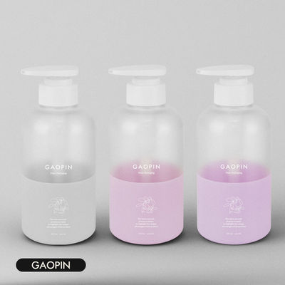 400ml Pet Plastik Şişe Özel Cilt Bakımı Ambalajı Vücut Yıkama Losyonu Pompa Şişesi