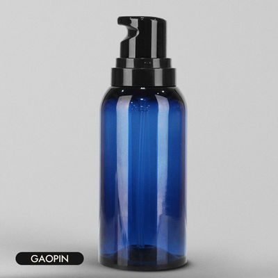 ขวดแชมพูและครีมนวดสุดหรู 130ml Blue PCR บรรจุภัณฑ์โลชั่นบำรุงผิว