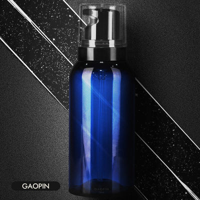 ขวดแชมพูและครีมนวดสุดหรู 130ml Blue PCR บรรจุภัณฑ์โลชั่นบำรุงผิว