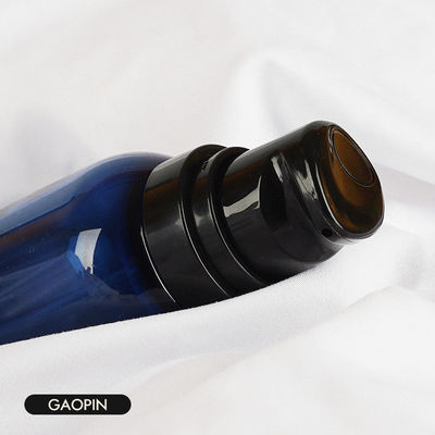 ขวดแชมพูและครีมนวดสุดหรู 130ml Blue PCR บรรจุภัณฑ์โลชั่นบำรุงผิว