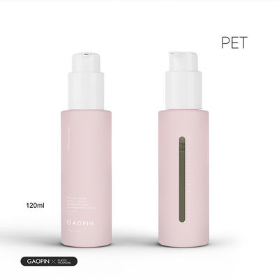 पंप डिस्पेंसर 120 मिलीलीटर पाले सेओढ़ लिया के साथ एसजीएस प्लास्टिक लोशन की बोतल