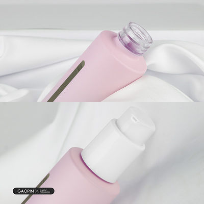 पंप डिस्पेंसर 120 मिलीलीटर पाले सेओढ़ लिया के साथ एसजीएस प्लास्टिक लोशन की बोतल