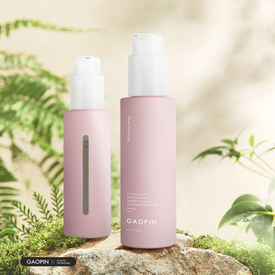 पंप डिस्पेंसर 120 मिलीलीटर पाले सेओढ़ लिया के साथ एसजीएस प्लास्टिक लोशन की बोतल