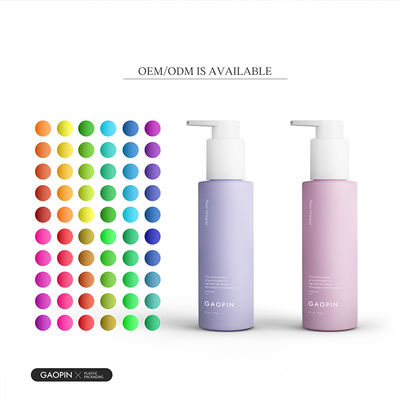 पंप डिस्पेंसर 120 मिलीलीटर पाले सेओढ़ लिया के साथ एसजीएस प्लास्टिक लोशन की बोतल