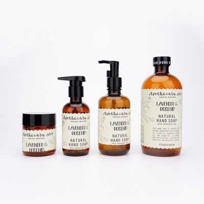 Kozmetik Plastik Şişeler Amber Cilt Bakımı Ambalajı 40ml 50ml 100ml 150ml 200ml 500ml