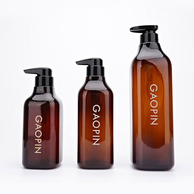 cachetage de compte-gouttes d'emballage d'Amber Plastic Shampoo Bottles And de l'ANIMAL FAMILIER 500ml