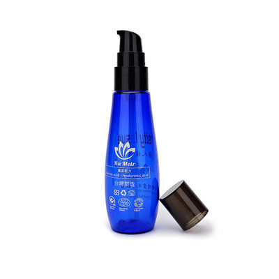 30ml 120ml PET Blue Container ผลิตภัณฑ์ดูแลผิวและบรรจุภัณฑ์ความงามขวดพลาสติกโลชั่น