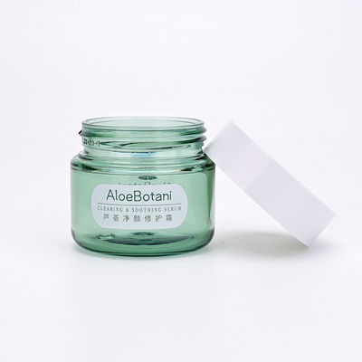 Barattoli vuoti di plastica cosmetici della crema di fronte delle bottiglie 50ml 100ml della serratura di rotazione