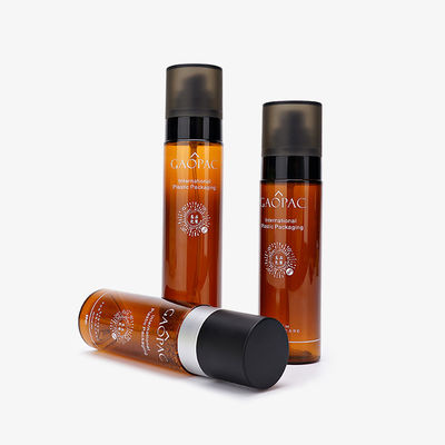 Toner Perawatan Kulit Wajah 80ml 90ml 120ml Botol Lotion Plastik Semprot Plastik PET Amber