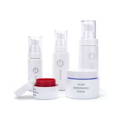 Toner van de de Flessen Witte Lege Lotion van 15g 20g Kosmetische Plastic Roomkruiken Kosmetische Verpakking