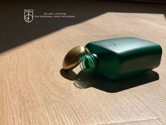 Bottiglie dello sciampo di compressione del quadrato 350ml, imballaggio vuoto del gel della doccia