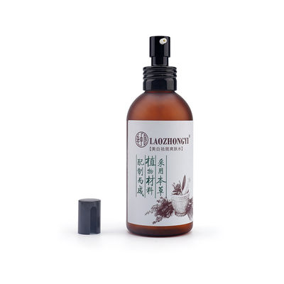 OEM ODM कॉस्मेटिक प्लास्टिक की बोतलें 150ml 100ml एम्बर पालतू बोतल