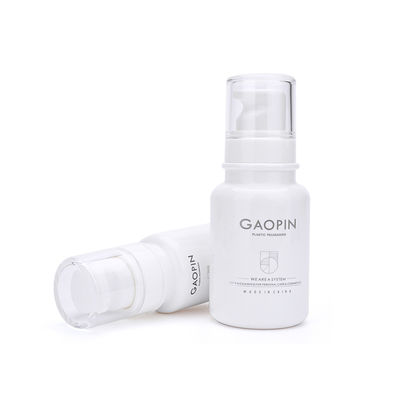 Бутылка лосьона бутылок 15ML 40ML 60ML 100ML белой сути PETG косметическая пластиковая