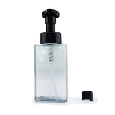 Radura della bottiglia 280ml 500ml della pompa della schiuma plastica del quadrato/imballaggio blu