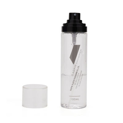 El espray plástico recargable del viaje embotella blanco para entonar el desinfectante del agua