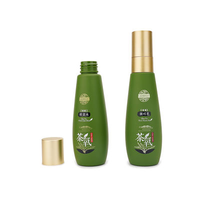 Zielone plastikowe opakowania kosmetyczne