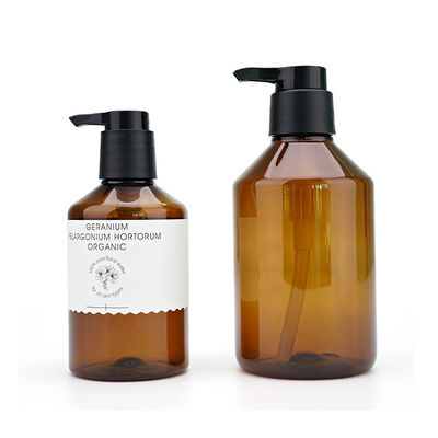 Gaopin 500 ml bursztynowych plastikowych butelek, 280 ml pustych butelek po szamponie