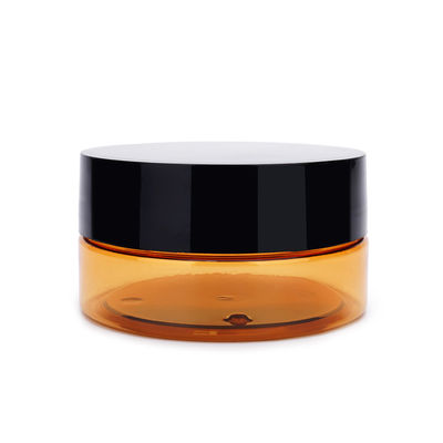 Yuvarlak Plastik Kozmetik Kavanozları 200ml Kapaklı PE Contalı Saç Kabı