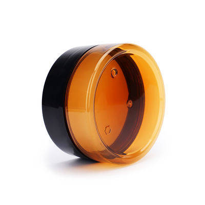 Yuvarlak Plastik Kozmetik Kavanozları 200ml Kapaklı PE Contalı Saç Kabı