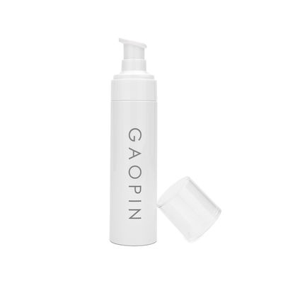 bouteille blanche de lotion de plastique de jet de pompe de lotion d'ANIMAL FAMILIER de 30ml 50ml 60ml 80ml 100ml