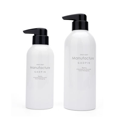 Boston Yuvarlak Boş Plastik Şampuan Şişeleri 500ml Renk Özelleştirilmiş