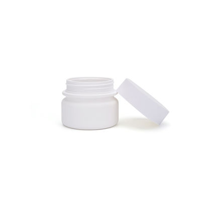 Beyaz 30ml Yuvarlak PET Kavanoz, Cilt Bakımı Boş Şişeler QS Sertifikaları