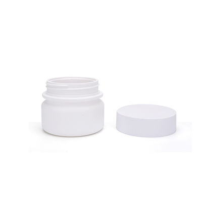 Beyaz 30ml Yuvarlak PET Kavanoz, Cilt Bakımı Boş Şişeler QS Sertifikaları