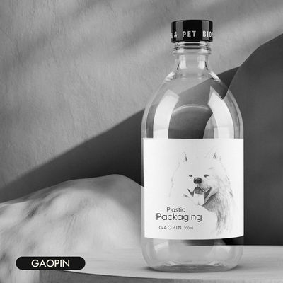 300 मिली प्लास्टिक खाली माउथवॉश बोतल मेडिसिन कंडीशनर 66.46 मिमी चौड़ाई: