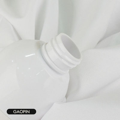 ขวดแชมพูพลาสติก 6.087oz ปลอกอลูมิเนียมปั๊มร้อน